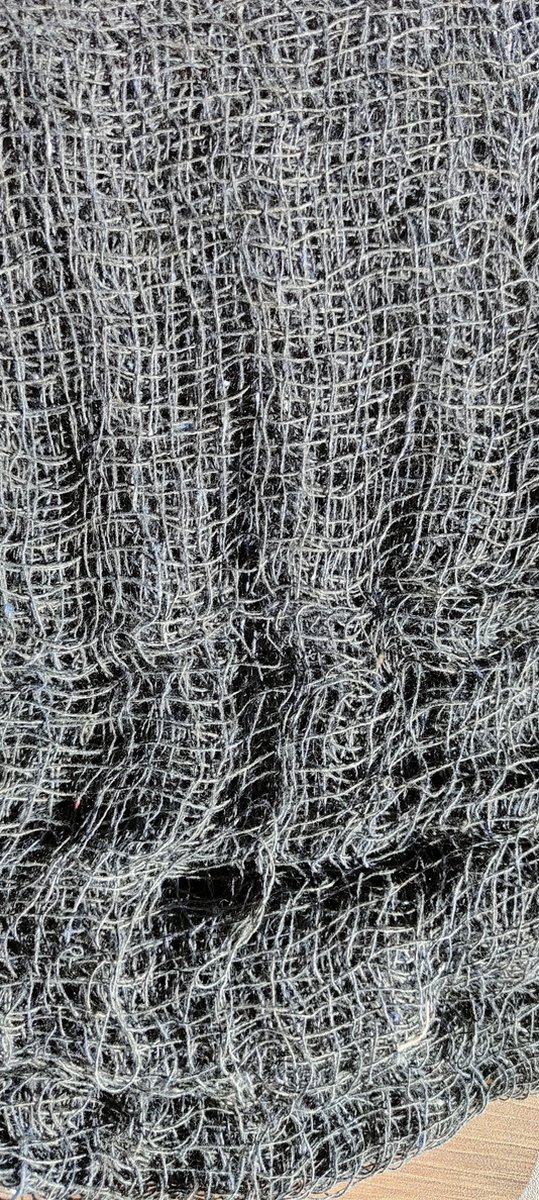 Totally Halloween | Freaky Fabric | Horror Doek | Griezelig Stof | 300 x 70 cm | Zwart